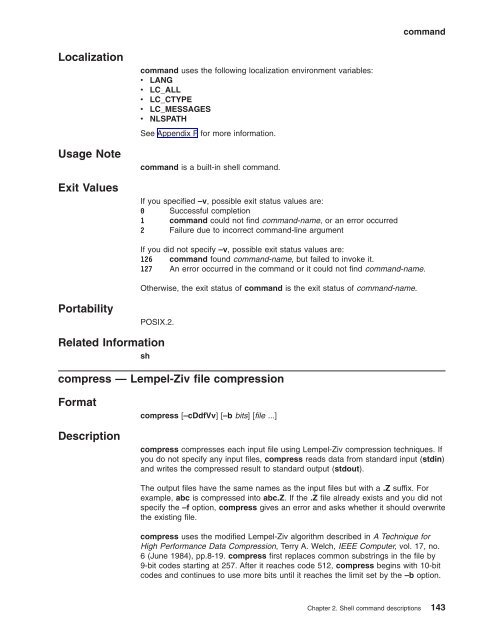 z/OS V1R9.0 UNIX System Services Command ... - Christian Grothoff