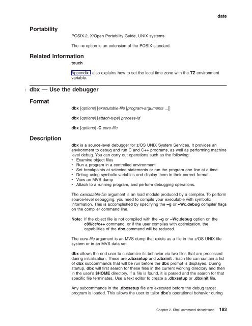 z/OS V1R9.0 UNIX System Services Command ... - Christian Grothoff