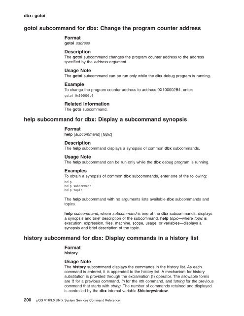 z/OS V1R9.0 UNIX System Services Command ... - Christian Grothoff