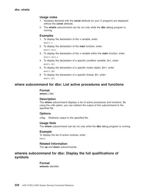 z/OS V1R9.0 UNIX System Services Command ... - Christian Grothoff