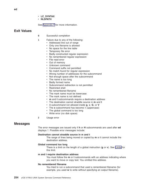 z/OS V1R9.0 UNIX System Services Command ... - Christian Grothoff