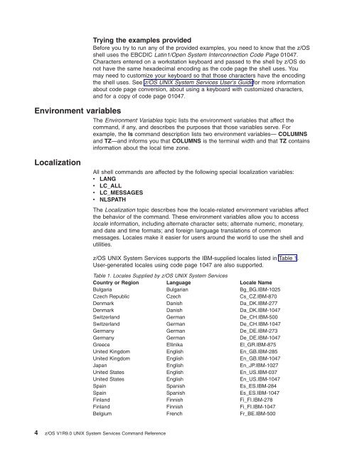 z/OS V1R9.0 UNIX System Services Command ... - Christian Grothoff