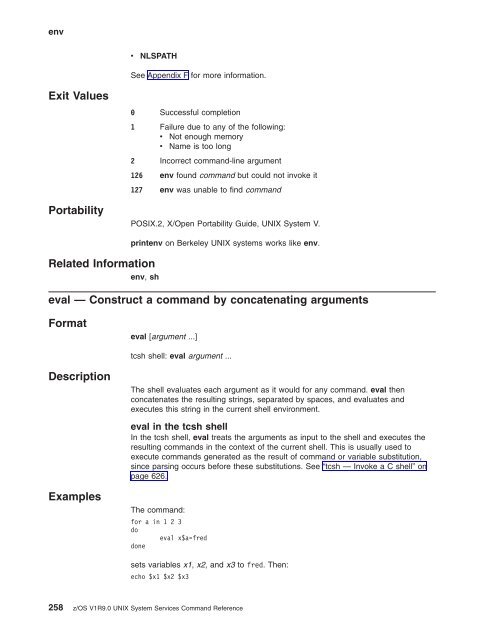 z/OS V1R9.0 UNIX System Services Command ... - Christian Grothoff