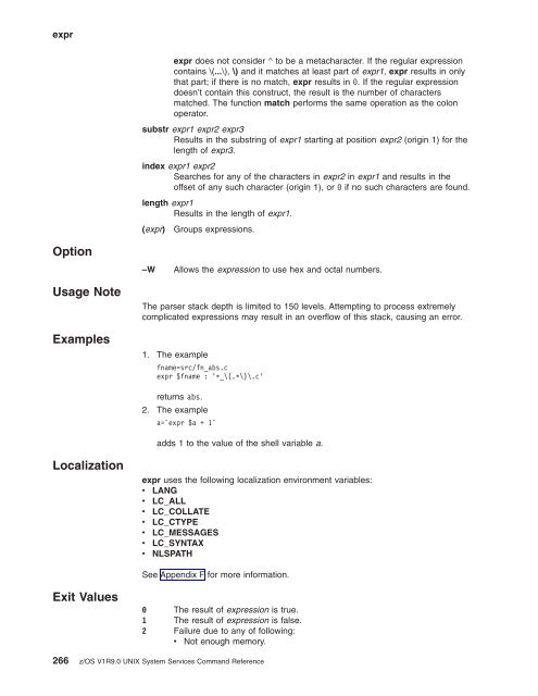 z/OS V1R9.0 UNIX System Services Command ... - Christian Grothoff