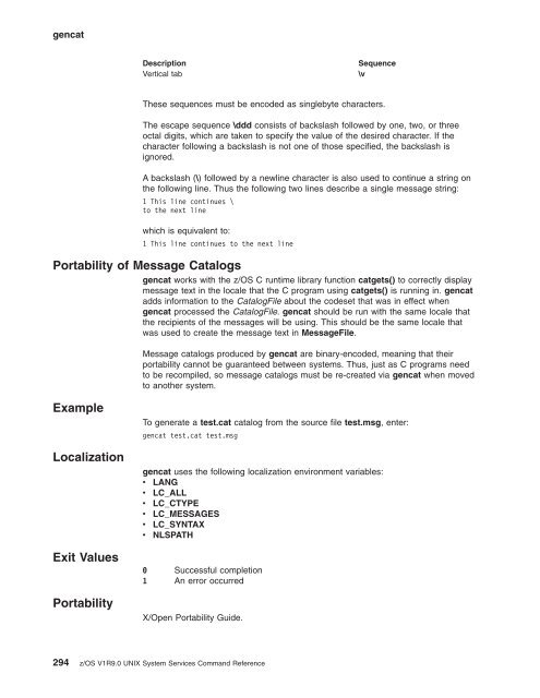 z/OS V1R9.0 UNIX System Services Command ... - Christian Grothoff