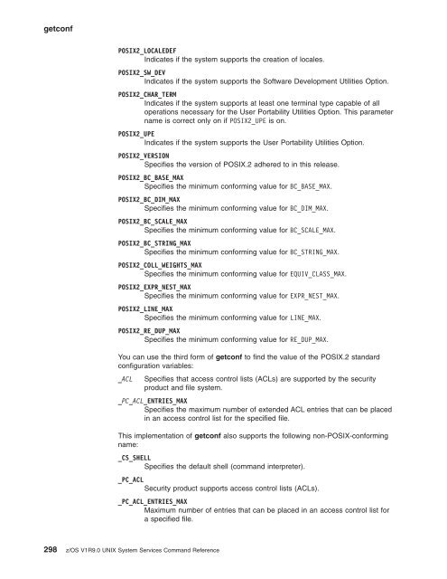 z/OS V1R9.0 UNIX System Services Command ... - Christian Grothoff