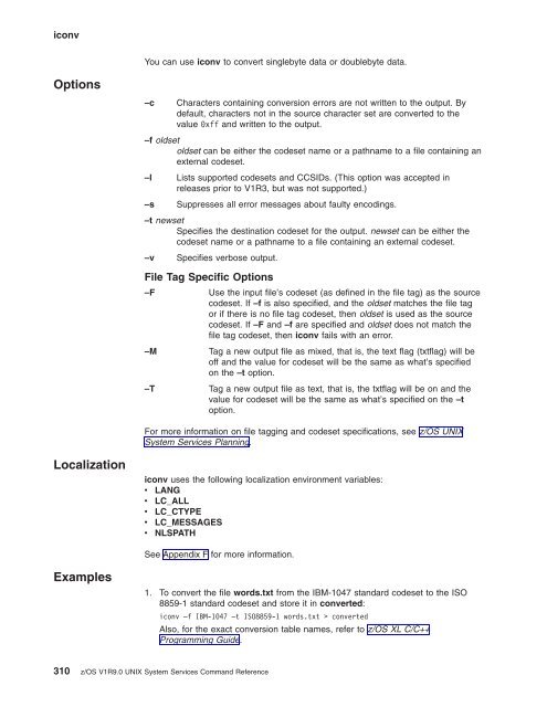 z/OS V1R9.0 UNIX System Services Command ... - Christian Grothoff