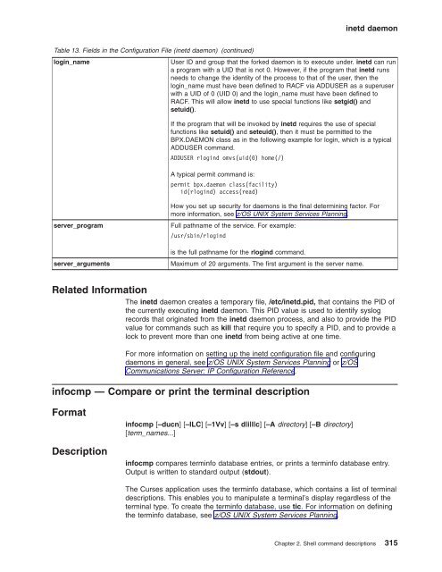 z/OS V1R9.0 UNIX System Services Command ... - Christian Grothoff