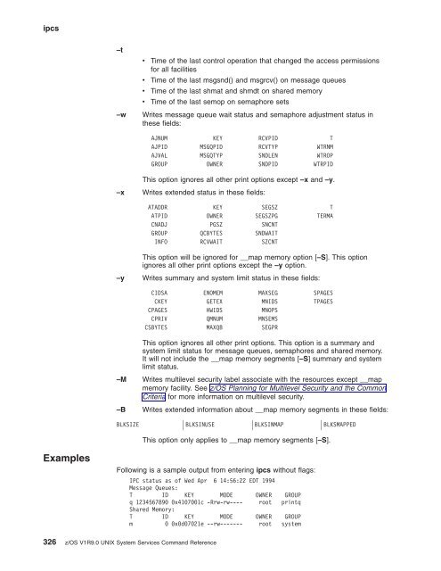 z/OS V1R9.0 UNIX System Services Command ... - Christian Grothoff