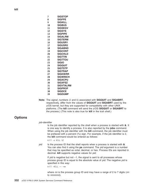 z/OS V1R9.0 UNIX System Services Command ... - Christian Grothoff