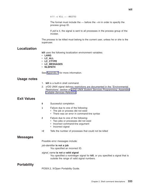 z/OS V1R9.0 UNIX System Services Command ... - Christian Grothoff