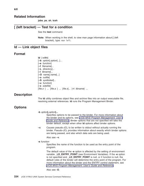 z/OS V1R9.0 UNIX System Services Command ... - Christian Grothoff