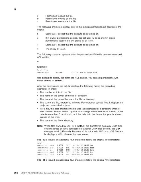 z/OS V1R9.0 UNIX System Services Command ... - Christian Grothoff