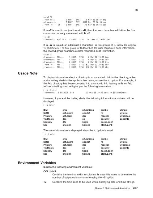 z/OS V1R9.0 UNIX System Services Command ... - Christian Grothoff