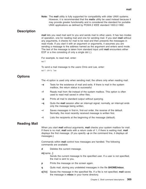 z/OS V1R9.0 UNIX System Services Command ... - Christian Grothoff