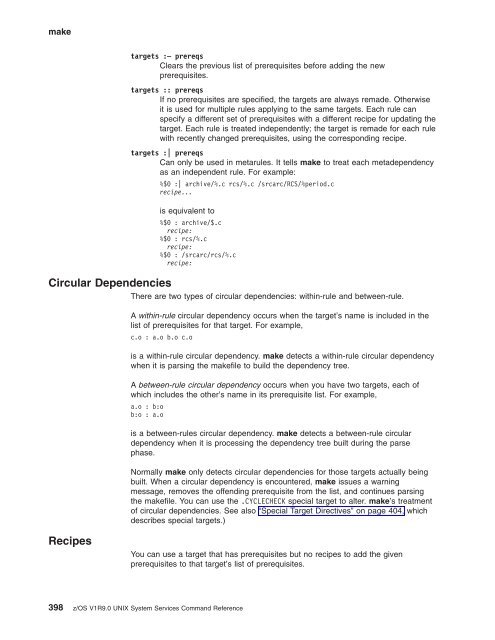 z/OS V1R9.0 UNIX System Services Command ... - Christian Grothoff