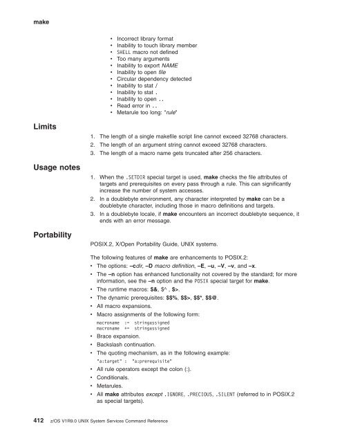 z/OS V1R9.0 UNIX System Services Command ... - Christian Grothoff