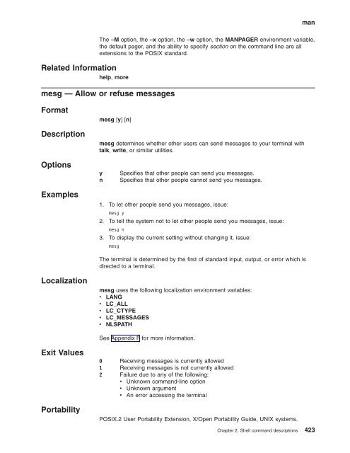 z/OS V1R9.0 UNIX System Services Command ... - Christian Grothoff