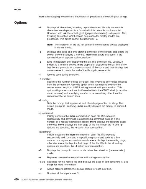 z/OS V1R9.0 UNIX System Services Command ... - Christian Grothoff