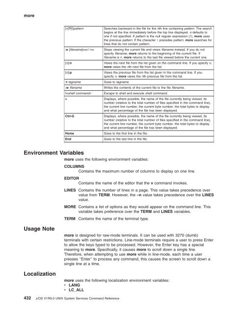 z/OS V1R9.0 UNIX System Services Command ... - Christian Grothoff