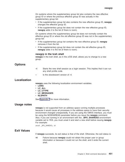 z/OS V1R9.0 UNIX System Services Command ... - Christian Grothoff