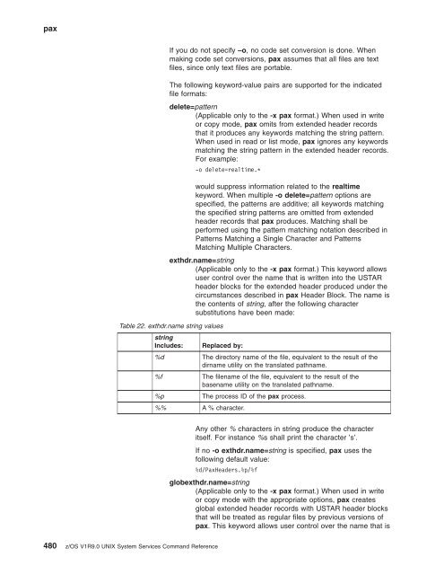 z/OS V1R9.0 UNIX System Services Command ... - Christian Grothoff