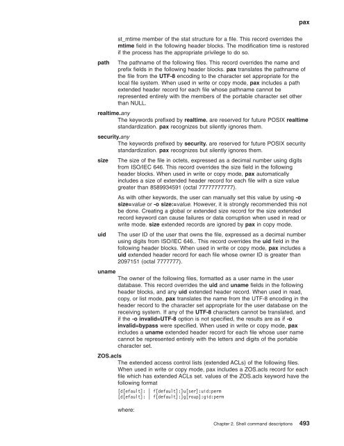 z/OS V1R9.0 UNIX System Services Command ... - Christian Grothoff