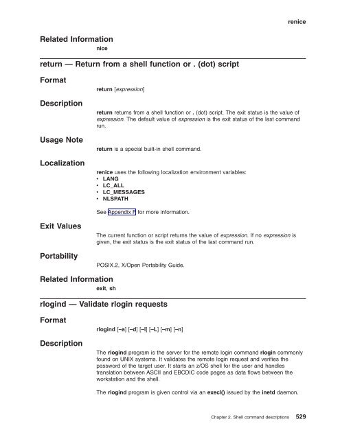 z/OS V1R9.0 UNIX System Services Command ... - Christian Grothoff