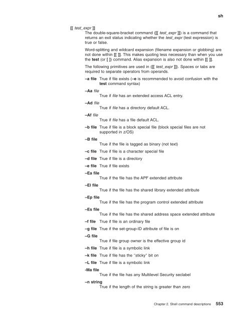 z/OS V1R9.0 UNIX System Services Command ... - Christian Grothoff