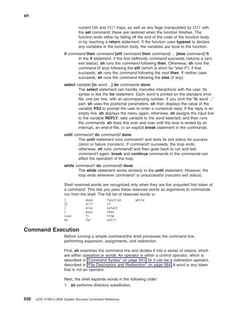 z/OS V1R9.0 UNIX System Services Command ... - Christian Grothoff