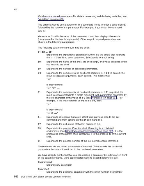 z/OS V1R9.0 UNIX System Services Command ... - Christian Grothoff