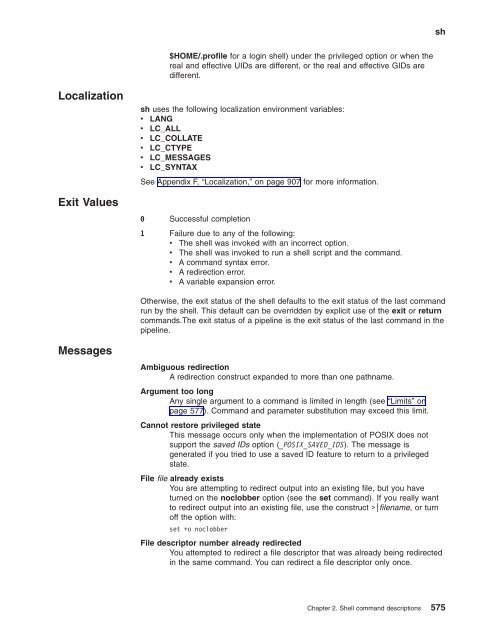 z/OS V1R9.0 UNIX System Services Command ... - Christian Grothoff