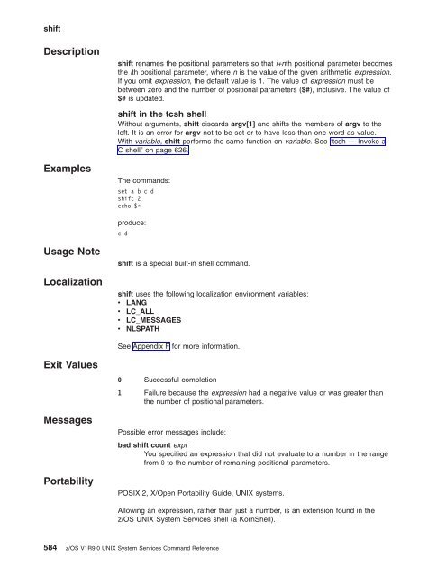 z/OS V1R9.0 UNIX System Services Command ... - Christian Grothoff