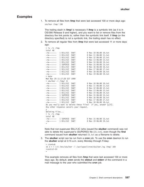 z/OS V1R9.0 UNIX System Services Command ... - Christian Grothoff