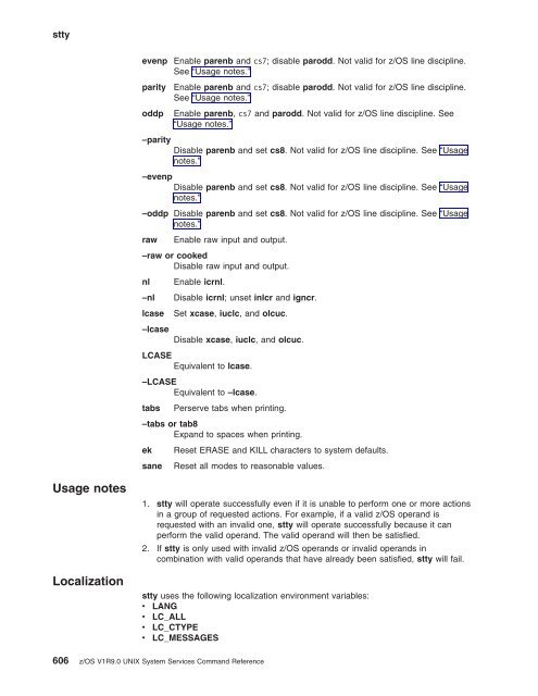 z/OS V1R9.0 UNIX System Services Command ... - Christian Grothoff