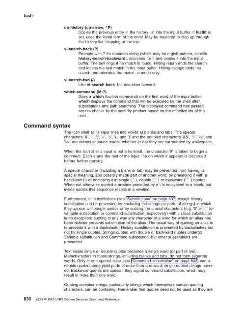 z/OS V1R9.0 UNIX System Services Command ... - Christian Grothoff