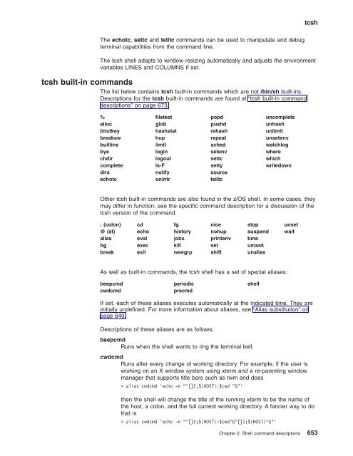 z/OS V1R9.0 UNIX System Services Command ... - Christian Grothoff