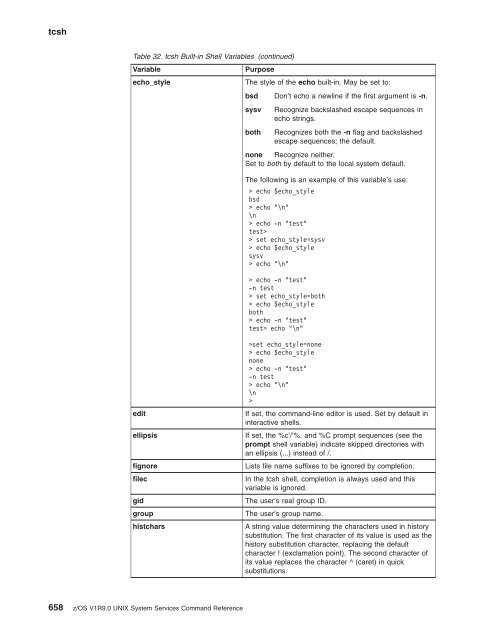 z/OS V1R9.0 UNIX System Services Command ... - Christian Grothoff