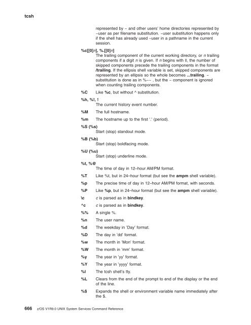 z/OS V1R9.0 UNIX System Services Command ... - Christian Grothoff