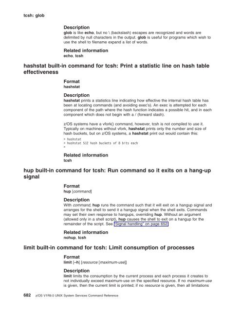 z/OS V1R9.0 UNIX System Services Command ... - Christian Grothoff