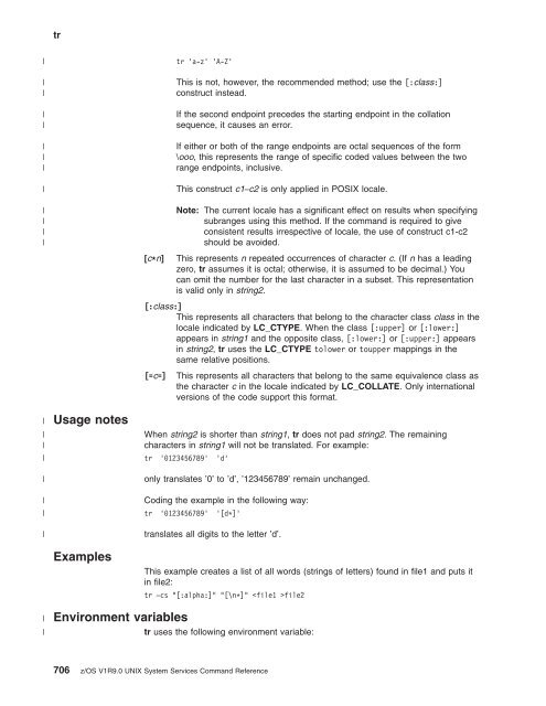 z/OS V1R9.0 UNIX System Services Command ... - Christian Grothoff