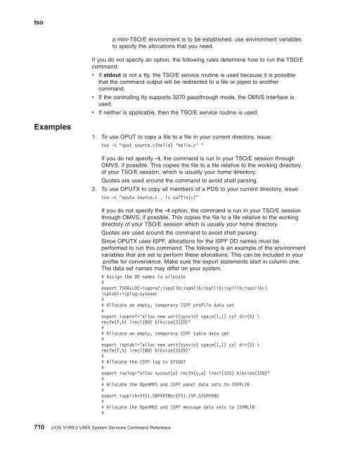 z/OS V1R9.0 UNIX System Services Command ... - Christian Grothoff