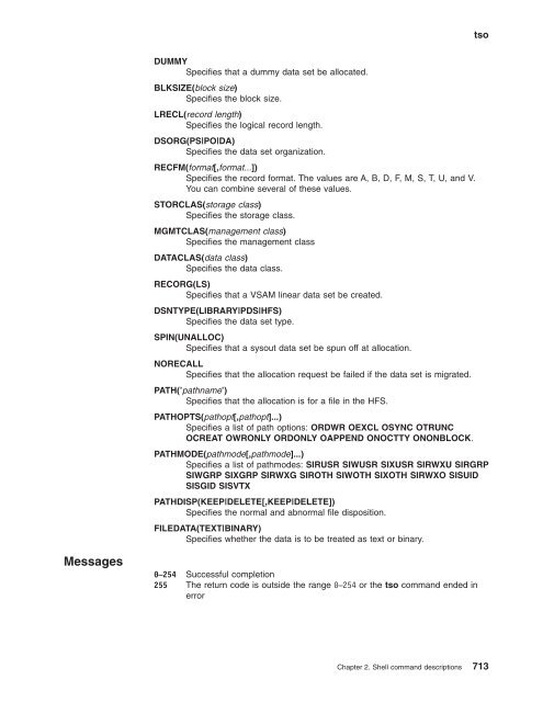 z/OS V1R9.0 UNIX System Services Command ... - Christian Grothoff