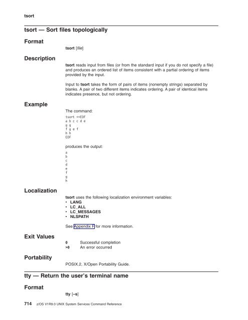 z/OS V1R9.0 UNIX System Services Command ... - Christian Grothoff