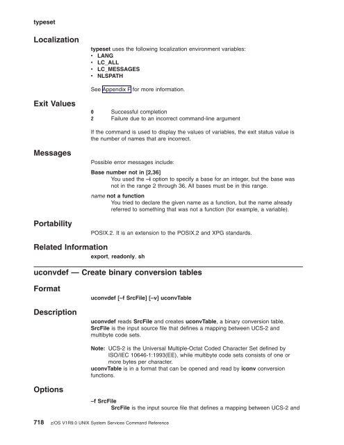 z/OS V1R9.0 UNIX System Services Command ... - Christian Grothoff