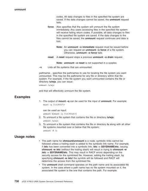 z/OS V1R9.0 UNIX System Services Command ... - Christian Grothoff