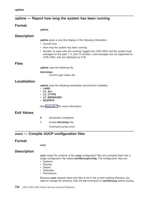 z/OS V1R9.0 UNIX System Services Command ... - Christian Grothoff