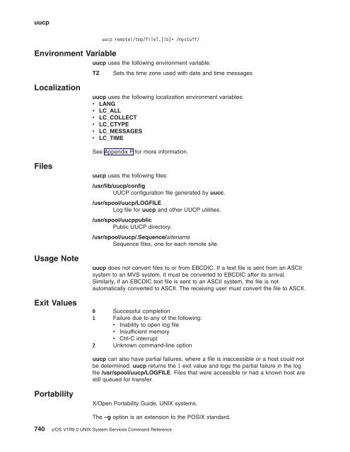 z/OS V1R9.0 UNIX System Services Command ... - Christian Grothoff