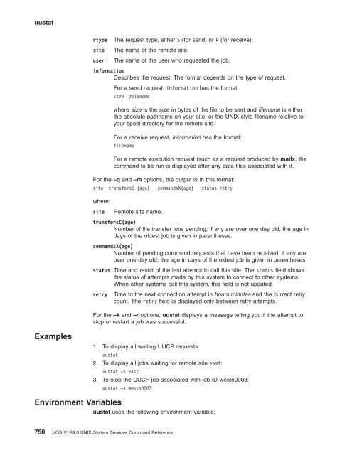 z/OS V1R9.0 UNIX System Services Command ... - Christian Grothoff