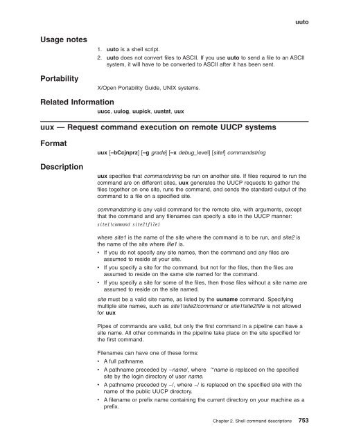 z/OS V1R9.0 UNIX System Services Command ... - Christian Grothoff